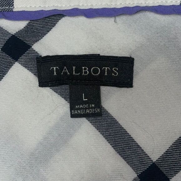 Talbots Longsleeve Checkered Buttondown - Picture 5 of 6